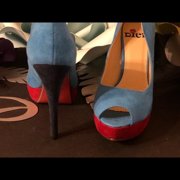 Blue pumps - Picture 4 of 4